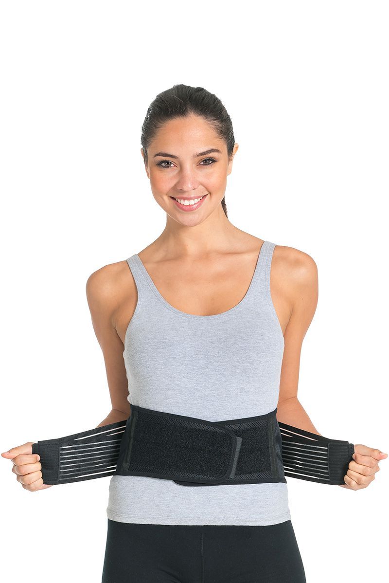 ORTHOLIFE CONTOURED LIGHT BACK SUPPORT PREMIUM photo