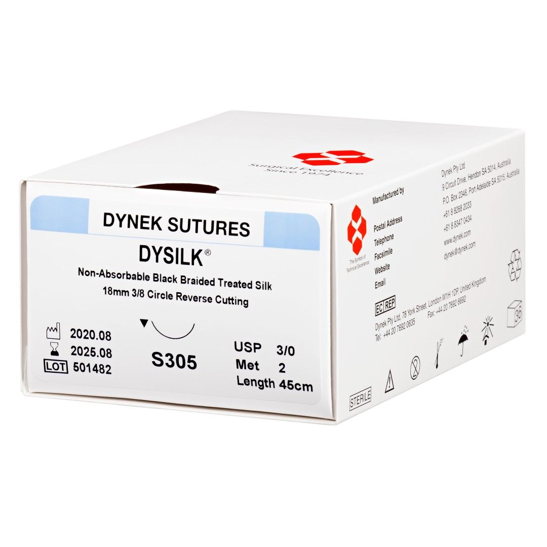 DYNEK DYSILK SUTURE NON-ABSORBABLE BRAIDED photo