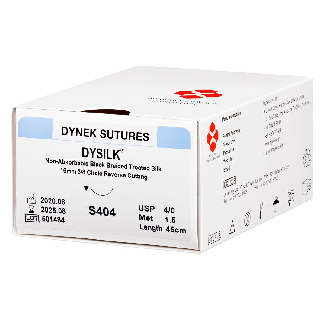 DYNEK DYSILK SUTURE NON-ABSORBABLE BRAIDED photo