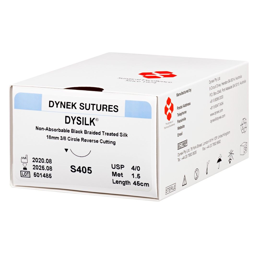 DYNEK DYSILK SUTURE NON-ABSORBABLE BRAIDED photo
