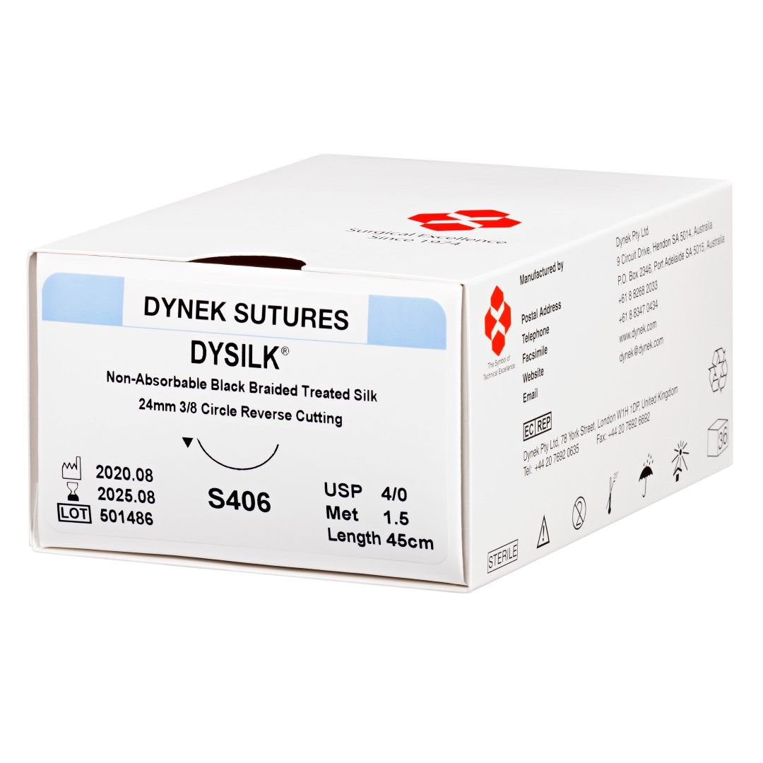 DYNEK DYSILK SUTURE NON-ABSORBABLE BRAIDED photo
