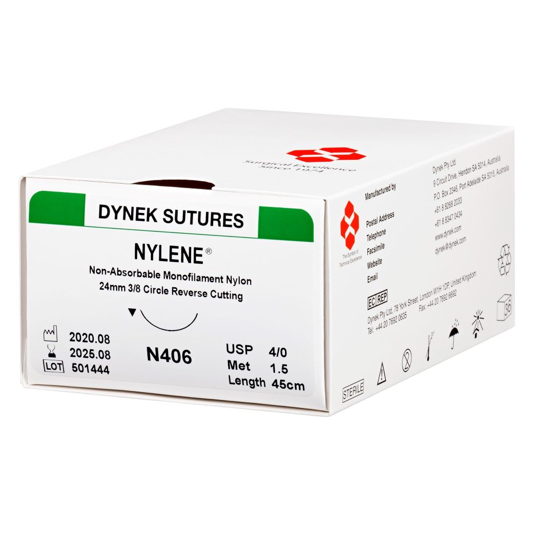 DYNEK NYLENE SUTURE NON-ABSORBABLE SYNTHETIC MONOFILAMENT photo