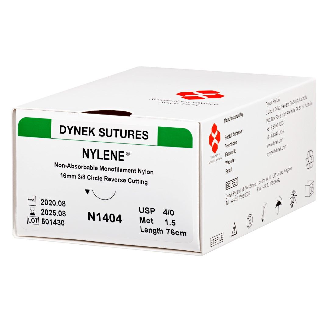 DYNEK NYLENE SUTURE NON-ABSORBABLE SYNTHETIC MONOFILAMENT photo
