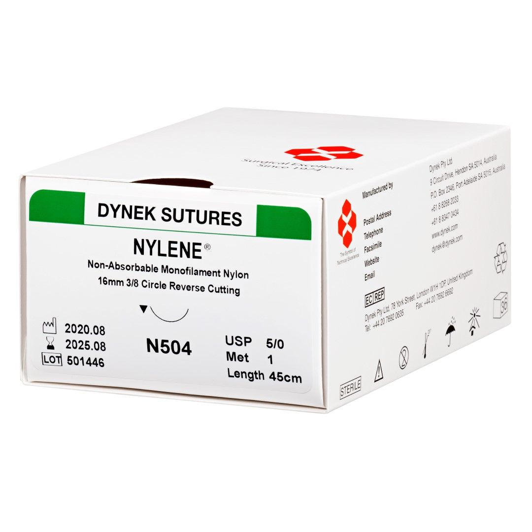 DYNEK NYLENE SUTURE NON-ABSORBABLE SYNTHETIC MONOFILAMENT photo