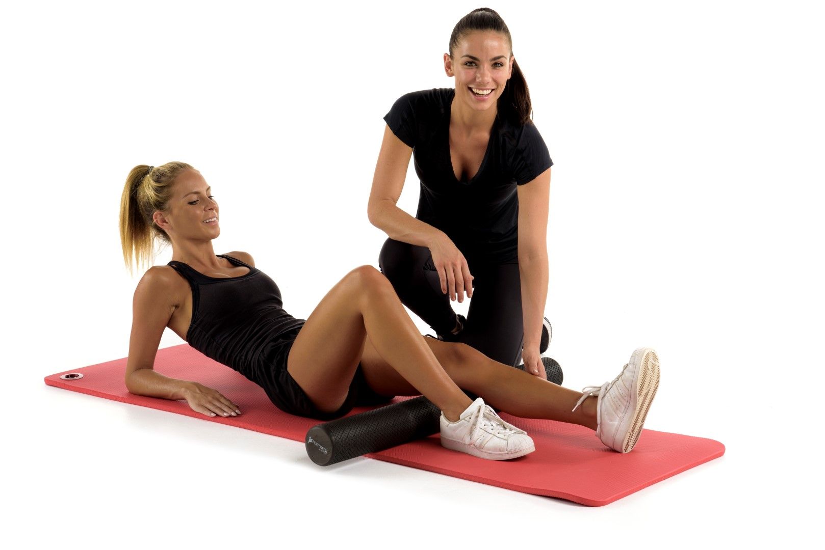 FORTRESS 10CM DIA SHORT ROUND FOAM ROLLER / BLACK photo