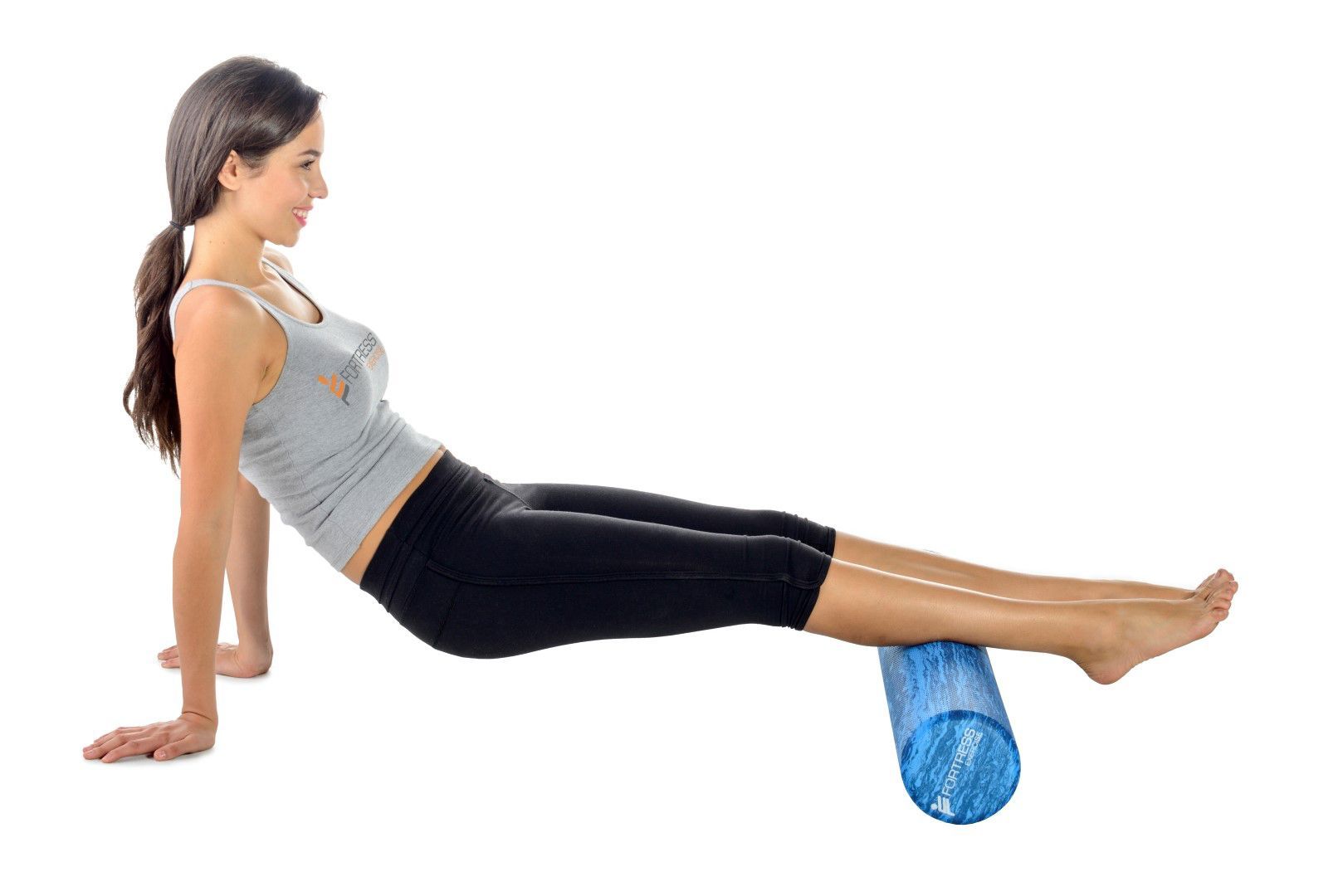 FORTRESS ROLLEX EPP MEDIUM ROUND FOAM ROLLER / HARD /BLACK photo