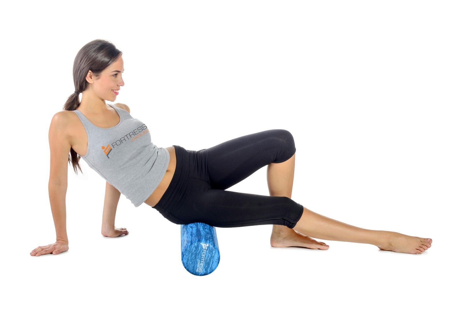 FORTRESS ROLLEX EPP MEDIUM ROUND FOAM ROLLER / HARD /BLACK photo
