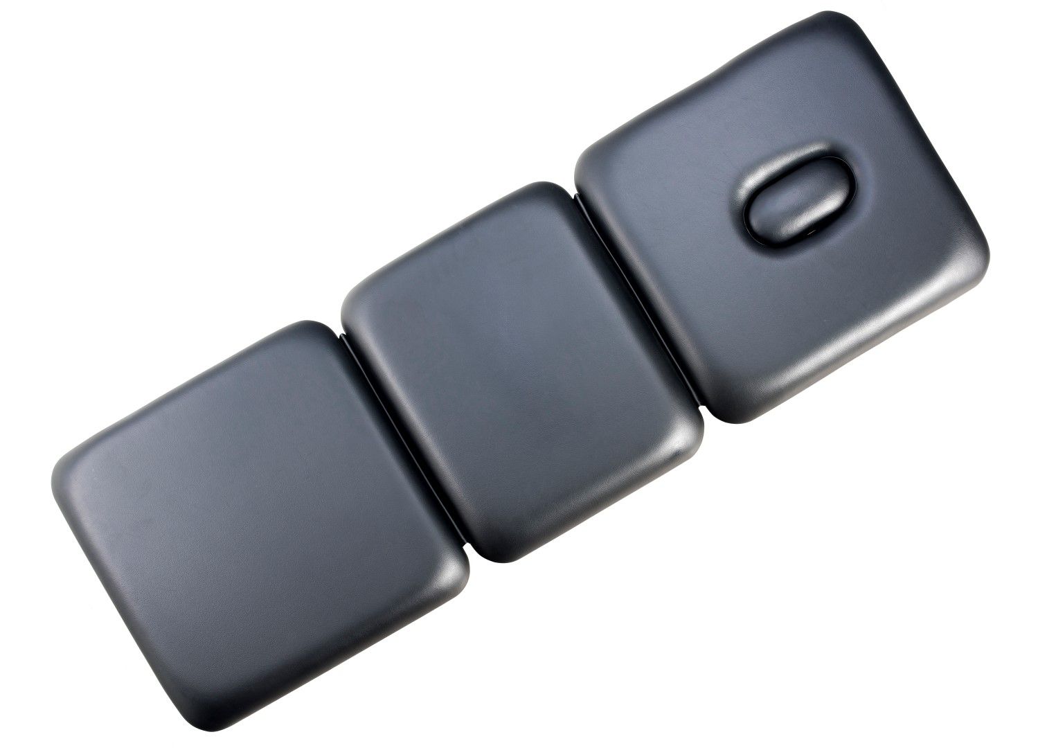 FORTRESS STABILITY 3-SECTION SHORTHEAD / WHITE FRAME / NAVY UPHOLSTERY / 360 DEGREE OPERATION-O photo