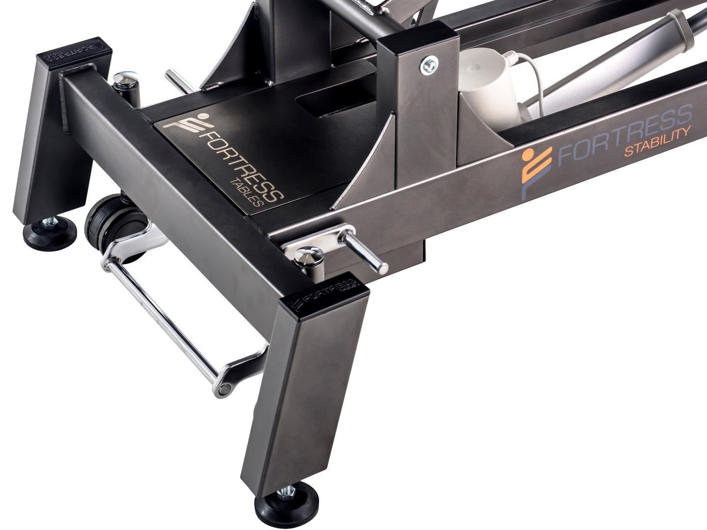 FORTRESS STABILITY 3-SECTION SHORTHEAD / BLACK FRAME / BLACK UPHOLSTERY / 360 DEGREE OPERATION-O photo