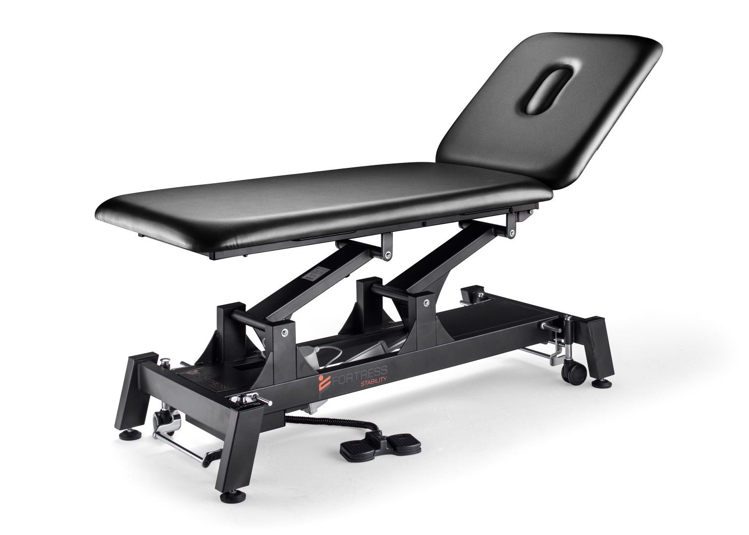 FORTRESS STABILITY PREMIUM 2 SECTION / BLACK FRAME / BLACK UPHOLSTERY / FULLY ELECTRIC photo