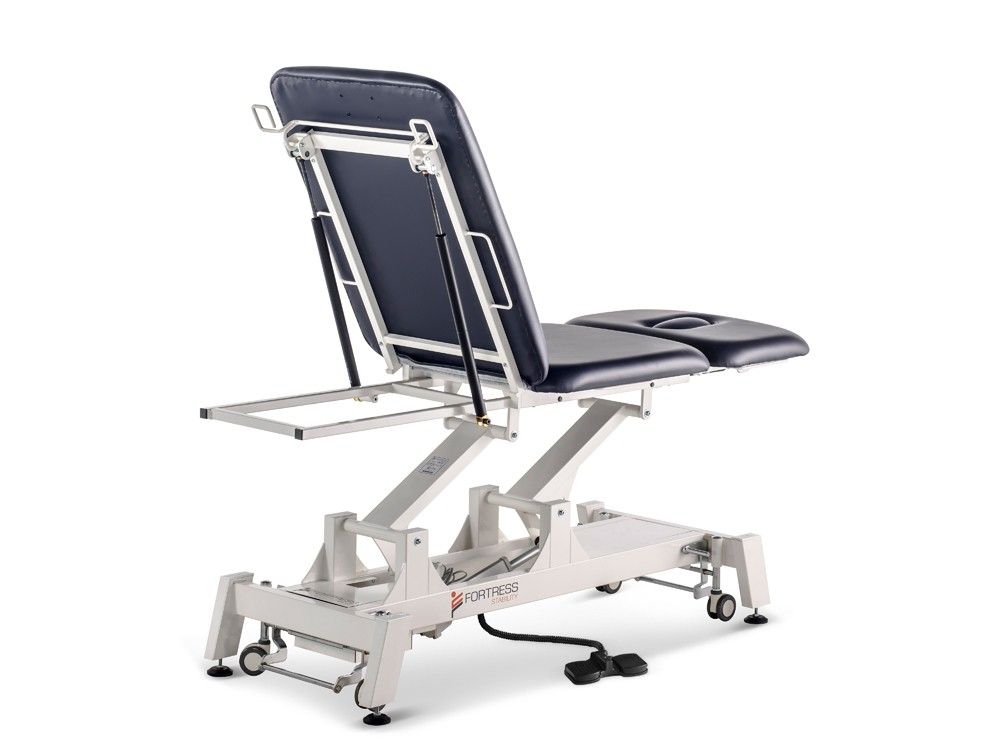 FORTRESS STABILITY 3-SECTION SHORTHEAD / WHITE FRAME / NAVY UPHOLSTERY-O photo