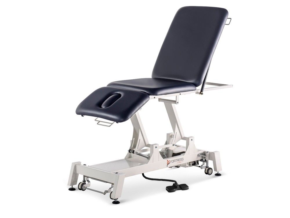 FORTRESS STABILITY 3-SECTION SHORTHEAD / WHITE FRAME / NAVY UPHOLSTERY-O photo