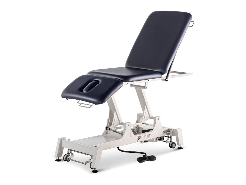 FORTRESS STABILITY 3-SECTION SHORTHEAD / WHITE FRAME / NAVY UPHOLSTERY-O photo
