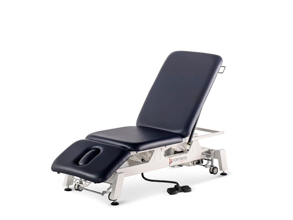 FORTRESS STABILITY 3-SECTION SHORTHEAD / WHITE FRAME / NAVY UPHOLSTERY-O photo