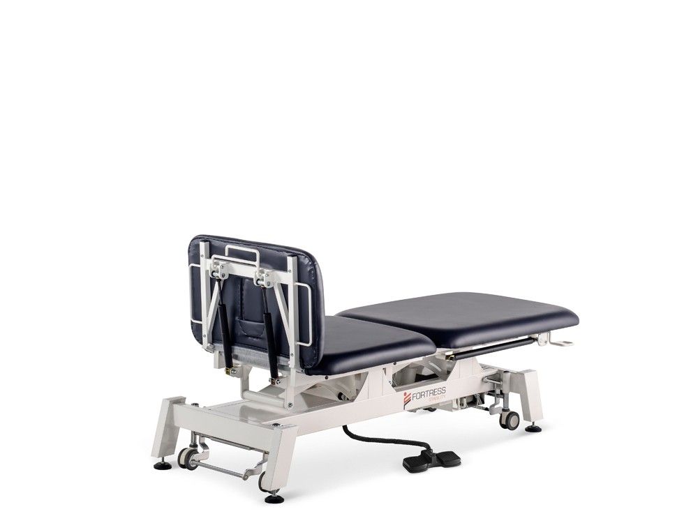 FORTRESS STABILITY 3-SECTION SHORTHEAD / WHITE FRAME / NAVY UPHOLSTERY-O photo