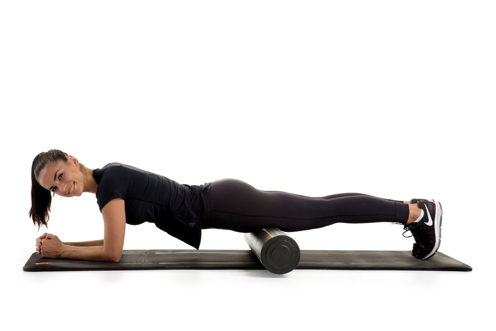 FORTRESS TRAINER FOAM ROLLER / 90cm x 15cm / BLACK photo