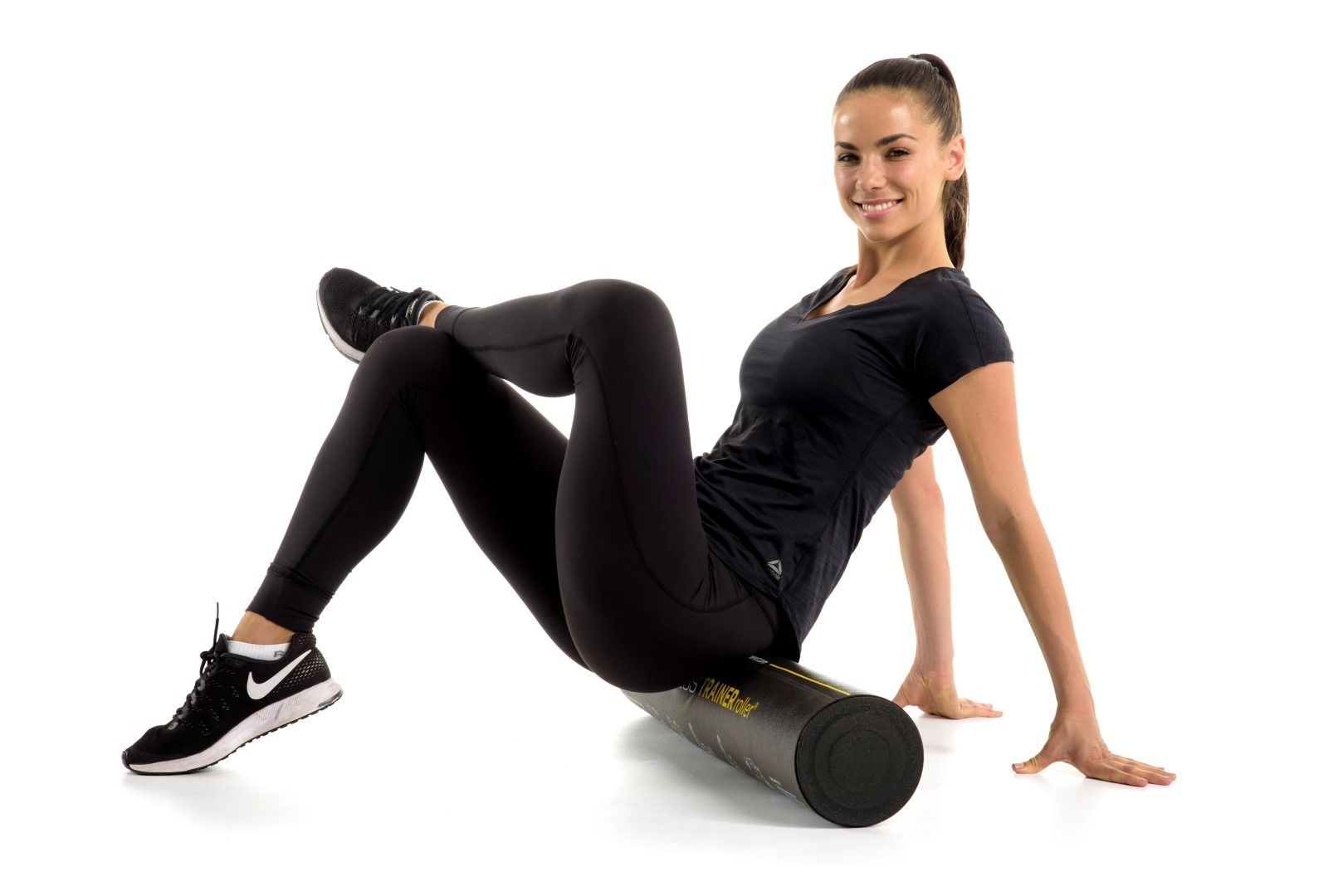 FORTRESS TRAINER FOAM ROLLER / 90cm x 15cm / BLACK photo
