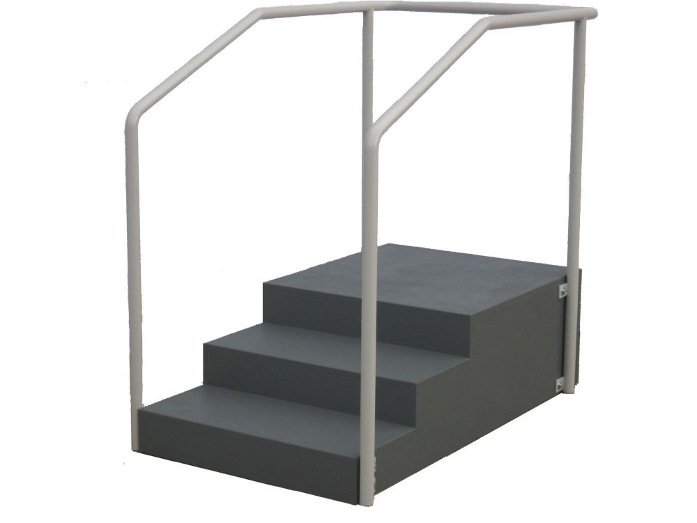 FORTRESS TRAINING STAIRS / DEAD END / DUAL HEIGHT HAND RAIL photo