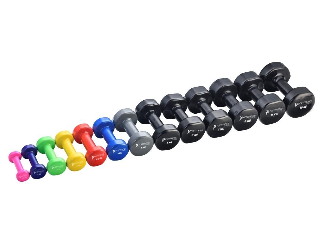 FORTRESS VINYL DUMBBELL WEIGHTS  photo