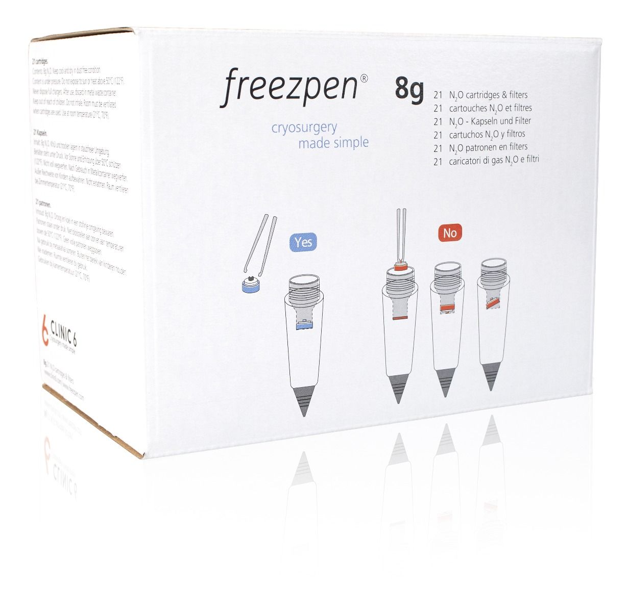 FREEZPEN 8G / WITH 2 APPLICATORS AND CARRY CASE photo