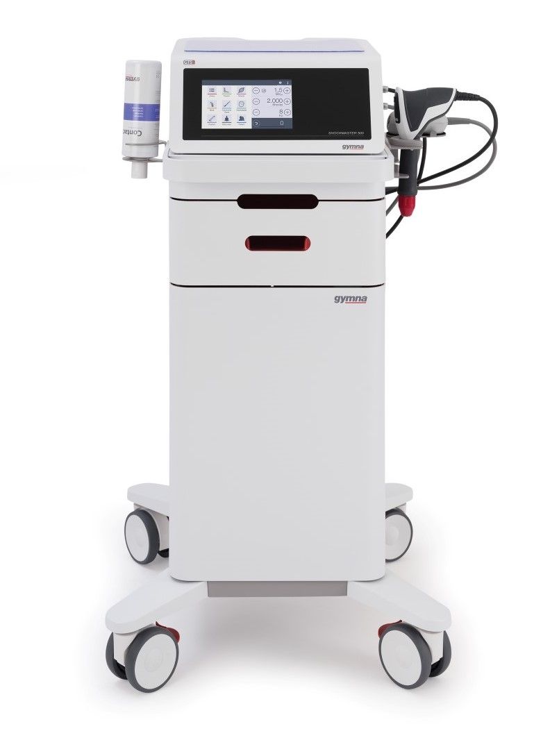 GYMNA SHOCKMASTER 500 PRO ESWT SHOCKWAVE/ INCLUDING 5.0 MILLION SHOCKS & 3X FREE APPLICATORS photo