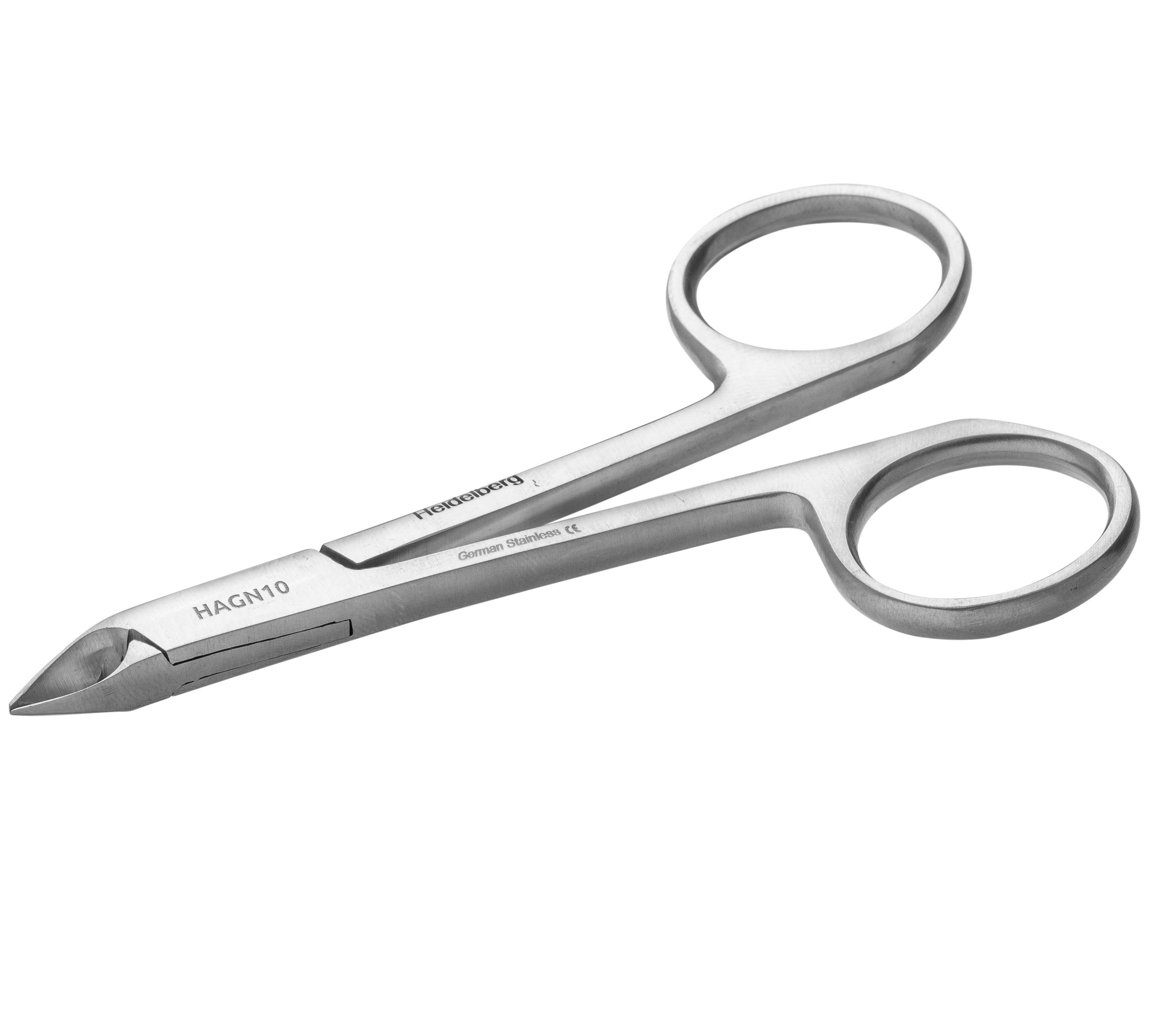 HEIDELBERG ELITE AGN10 AGNAIL NIPPER 10CM SCISSOR STYLE STRAIGHT CUT photo