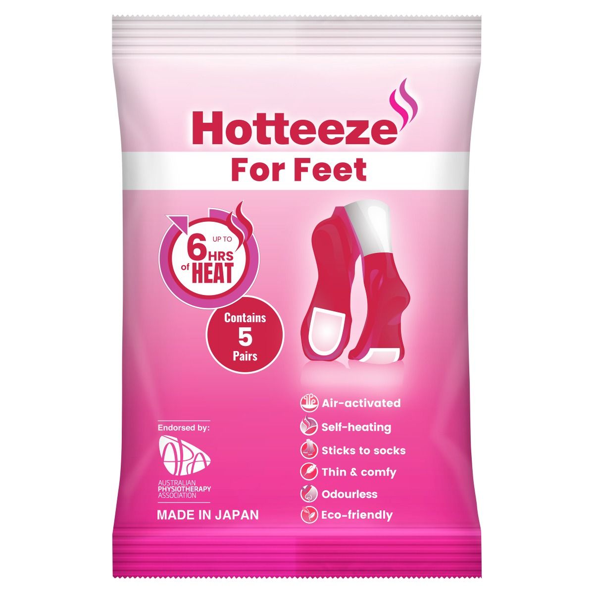 HOTTEEZE FOR FEET / 5 PAIRS photo