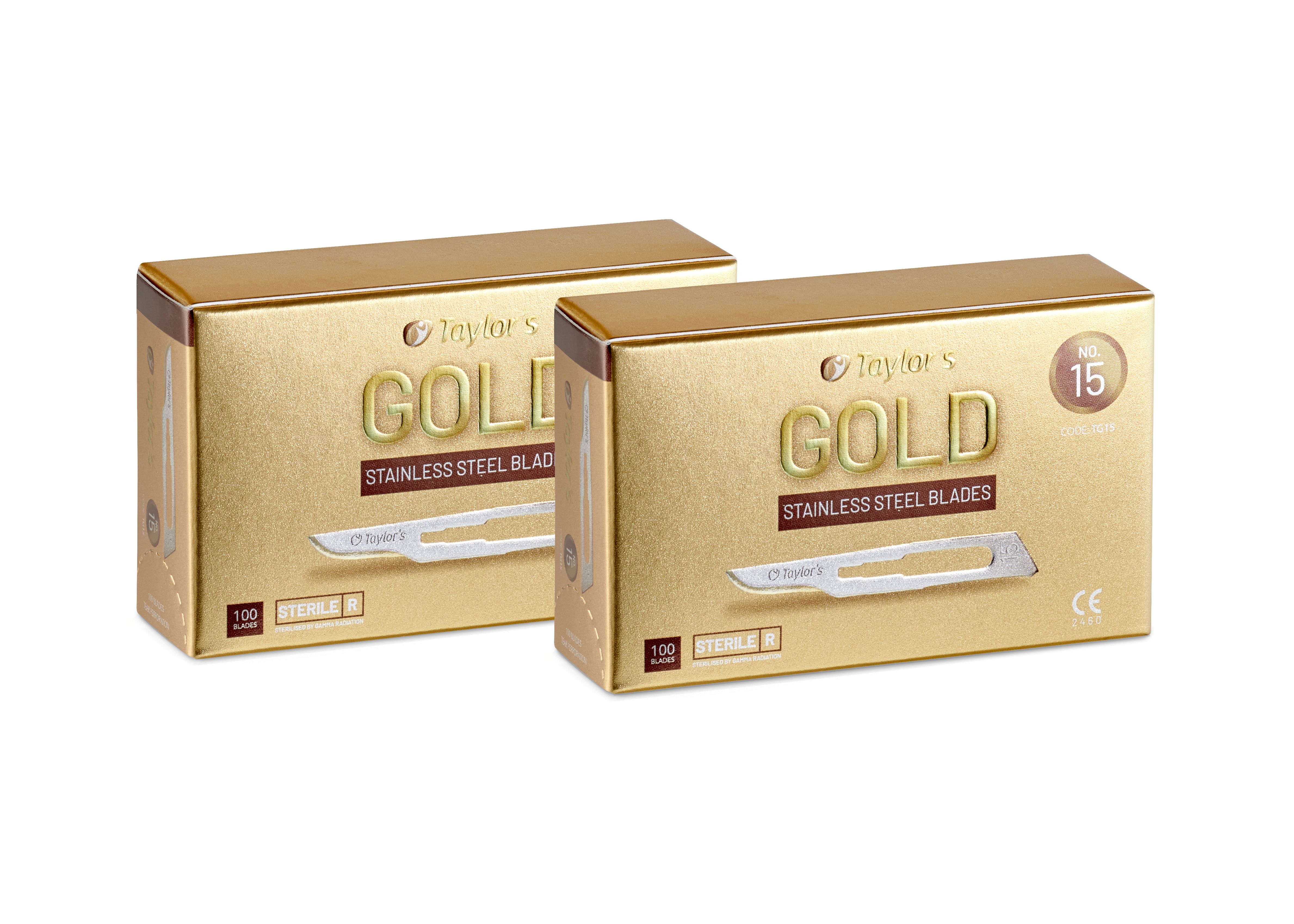 TAYLOR'S GOLD STAINLESS STEEL SCALPEL BLADE photo
