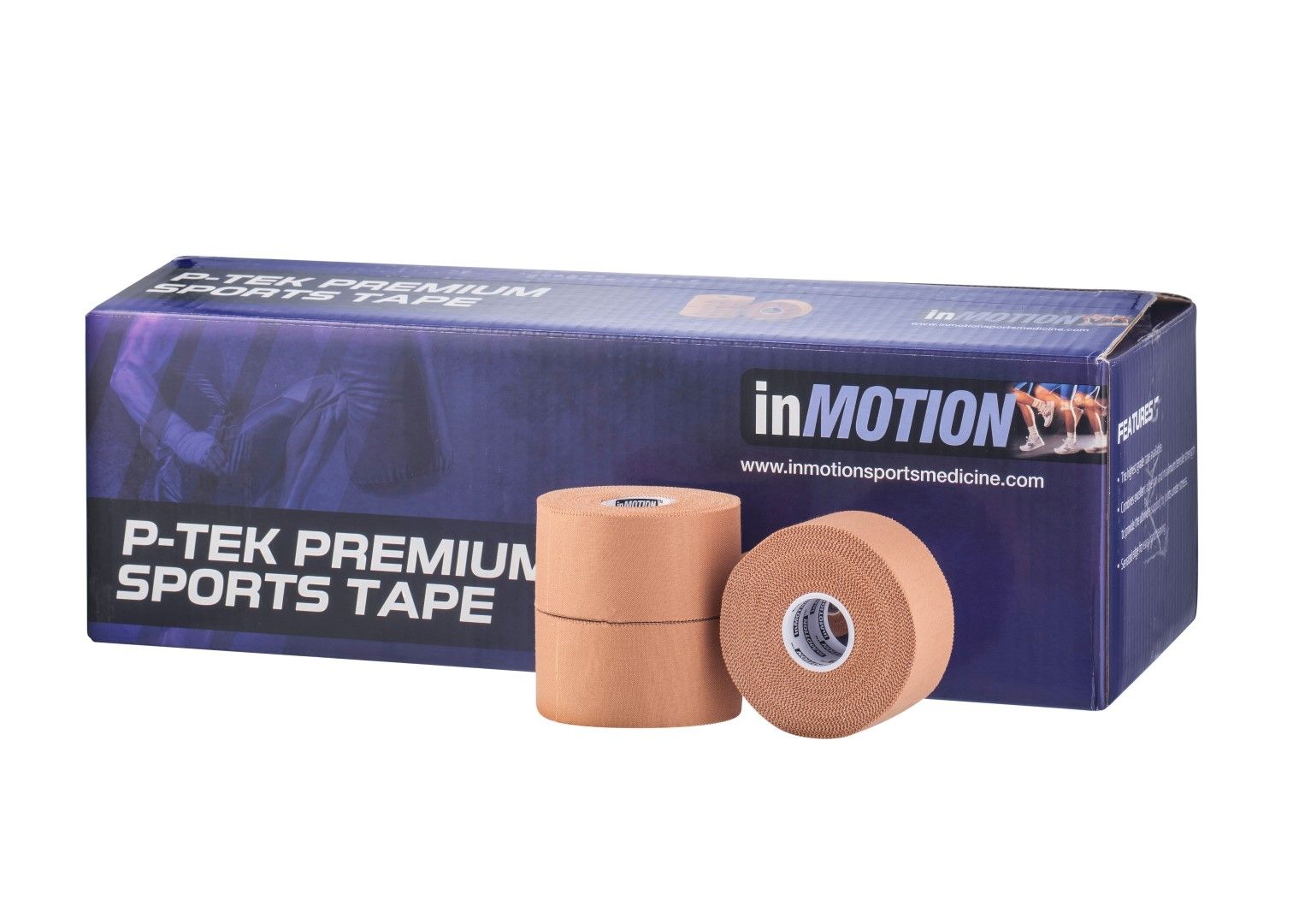 INMOTION P-TEK HYPOALLERGENIC RIGID SPORTS STRAPPING TAPE photo