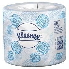 KLEENEX EXECUTIVE TOILET TISSUES / 2-PLY / BLUE WRAPPER / CARTON OF 48 / 300 SHEETS/ROLL photo