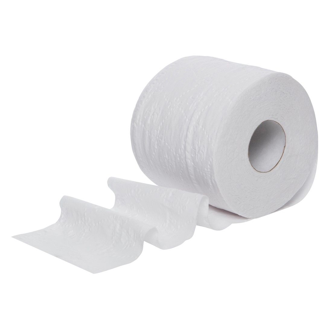 KLEENEX EXECUTIVE TOILET TISSUES / 2-PLY / BLUE WRAPPER / CARTON OF 48 / 300 SHEETS/ROLL photo