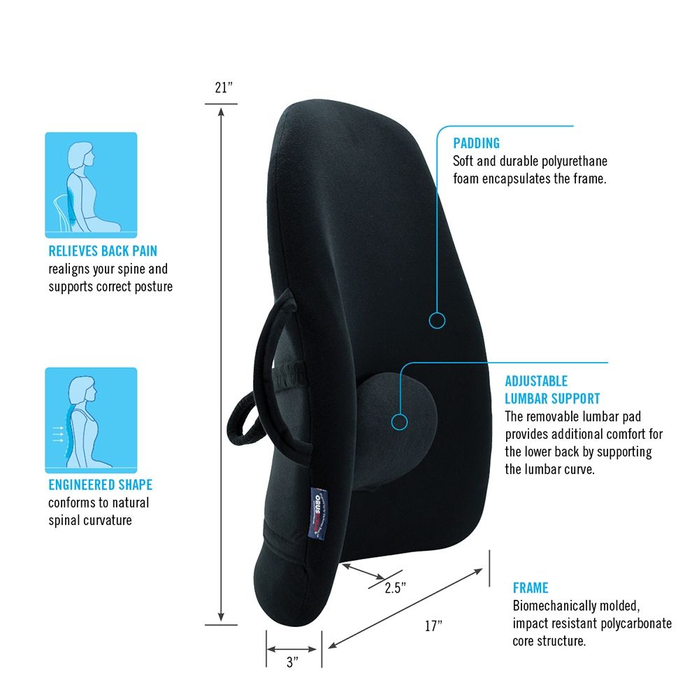 OBUSFORME LOWBACK SUPPORT CUSHION photo