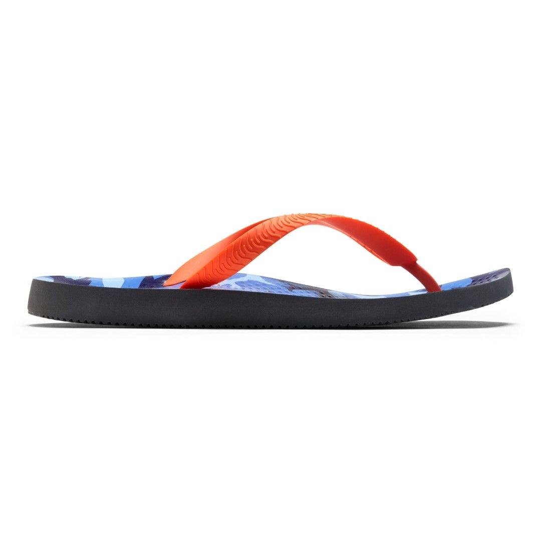 VIONIC MANLY TOE POST SANDAL - CAMOUFLAGE ORANGE photo