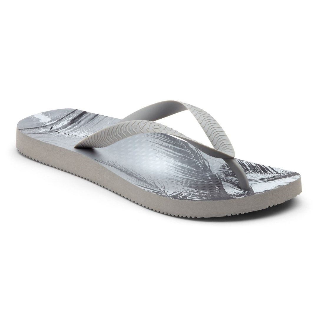 VIONIC MANLY TOE POST SANDAL - PALM SUNSET GRAY photo