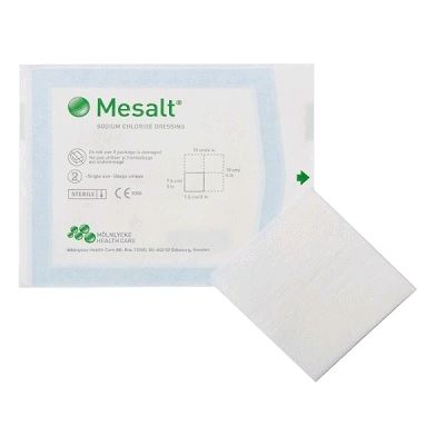 MESALT CLEANSING DRESSING / 5cm x 5cm / BOX 30 photo
