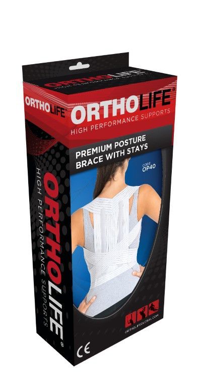 ORTHOLIFE POSTURE BRACE WITH STAYS photo