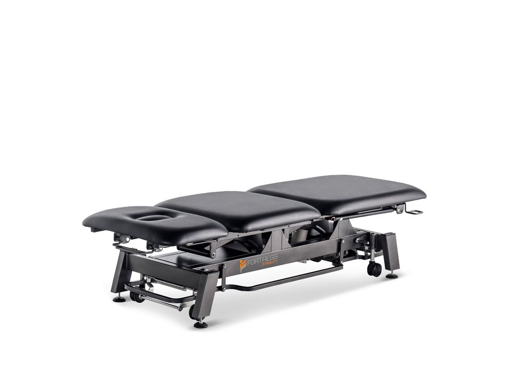 FORTRESS STABILITY 3-SECTION SHORTHEAD / BLACK FRAME / BLACK UPHOLSTERY / 360 DEGREE OPERATION-O photo