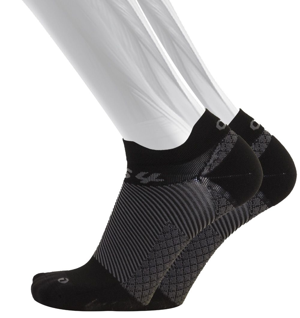 OS1 ORTHOTIC SOCK QUARTER CREW / BLACK  photo