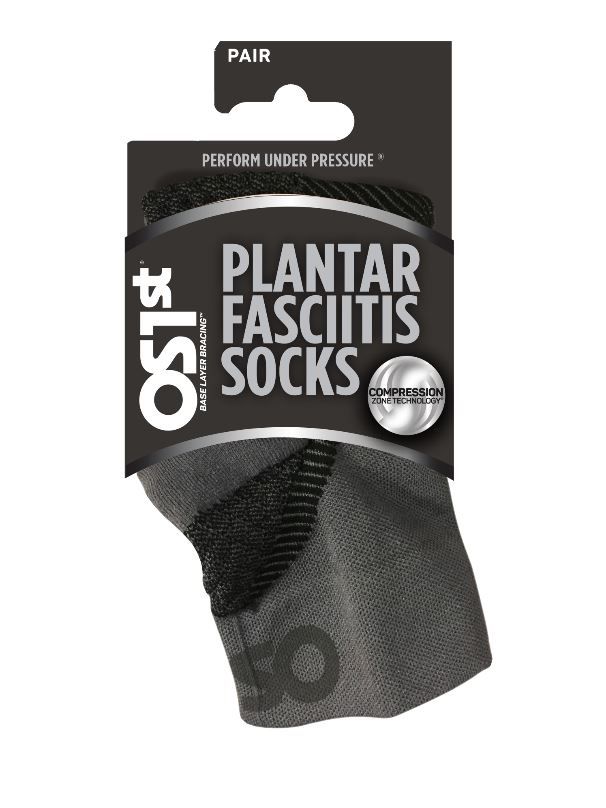 OS1 ORTHOTIC SOCK QUARTER CREW / BLACK  photo