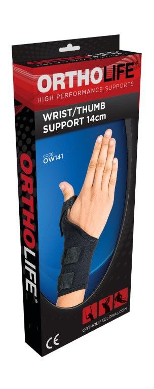 ORTHOLIFE THERMOPLAST WRIST BRACE SHORT 14CM photo