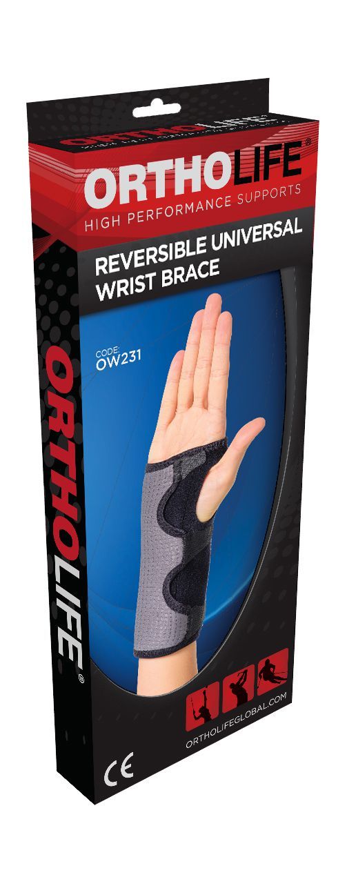 ORTHOLIFE REVERSIBLE UNIVERSAL WRIST BRACE photo