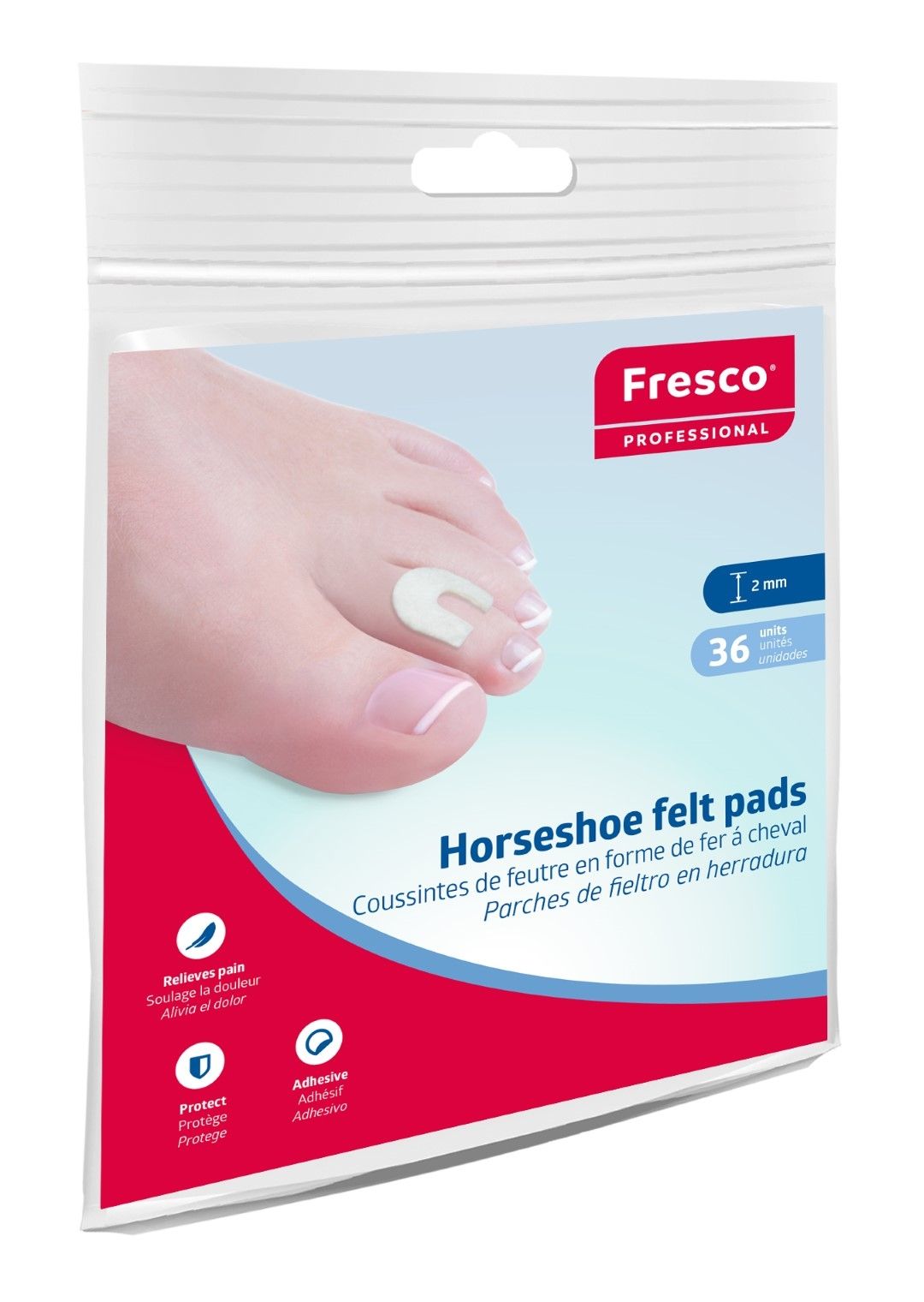 FRESCO HORSESHOE FELT PAD photo