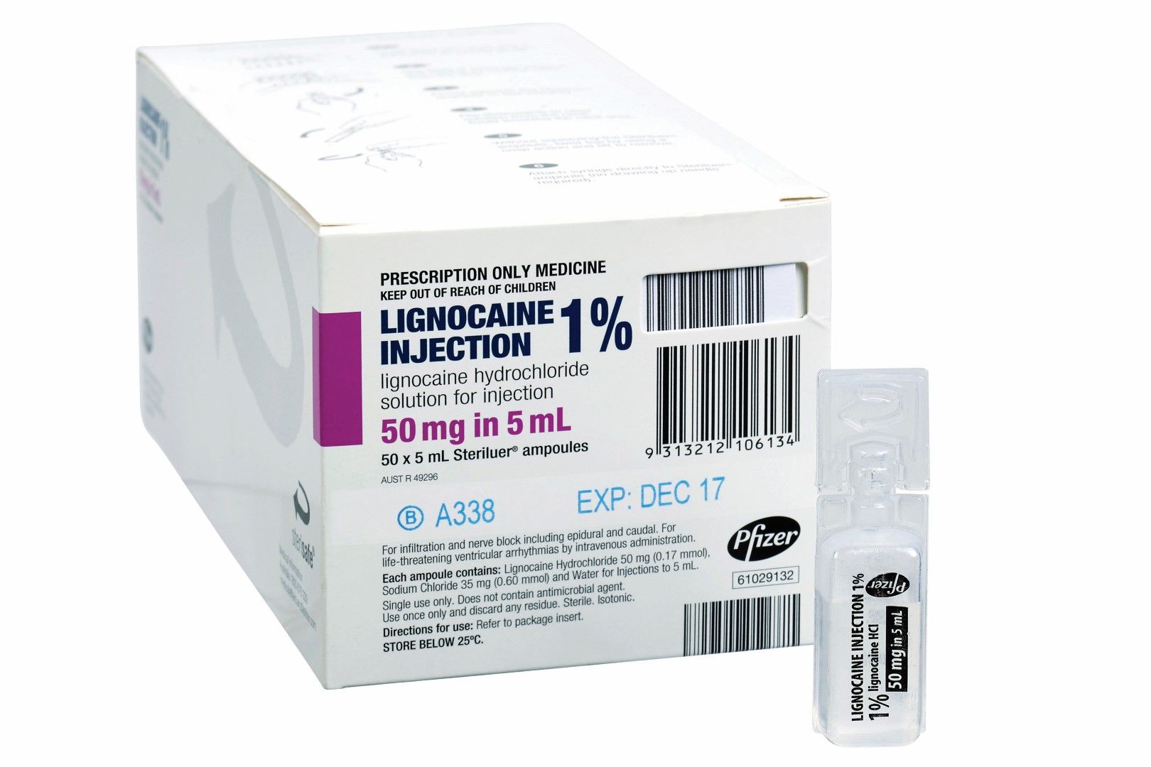 PFIZER LIGNOCAINE photo