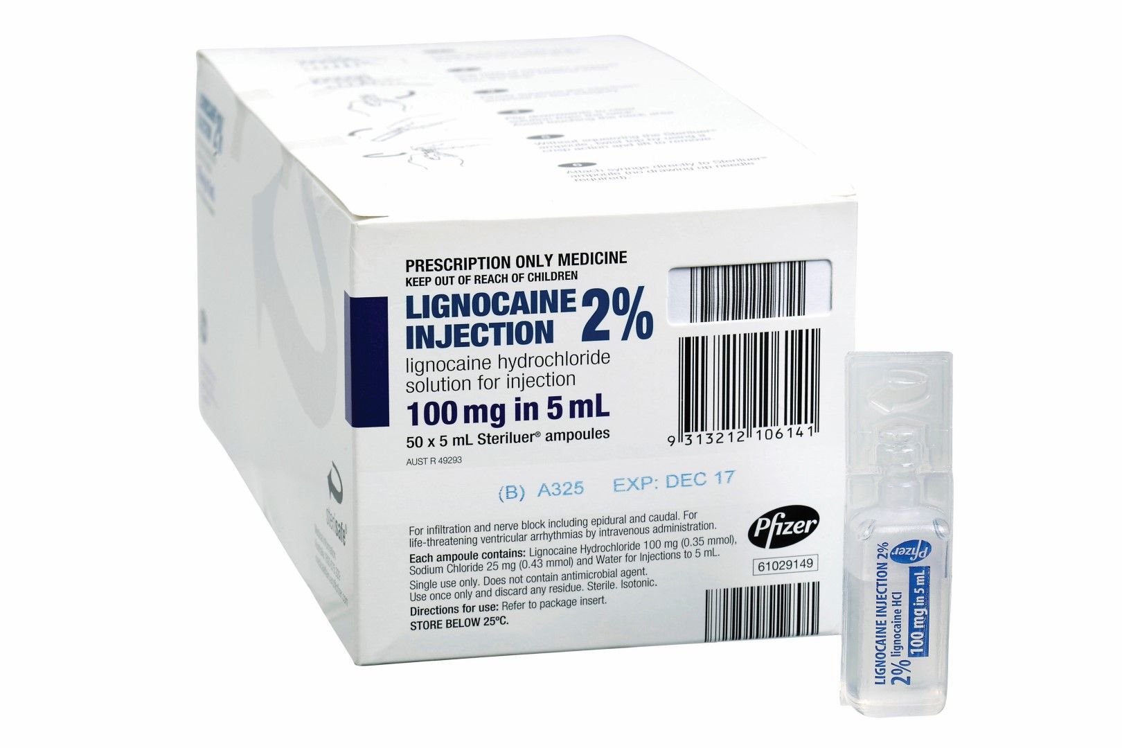 PFIZER LIGNOCAINE photo