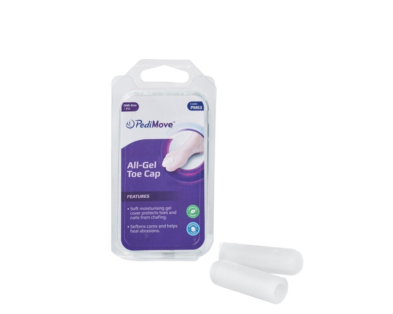 PEDIMOVE ALL - GEL TOE CAP / ONE SIZE / PKT 1 photo