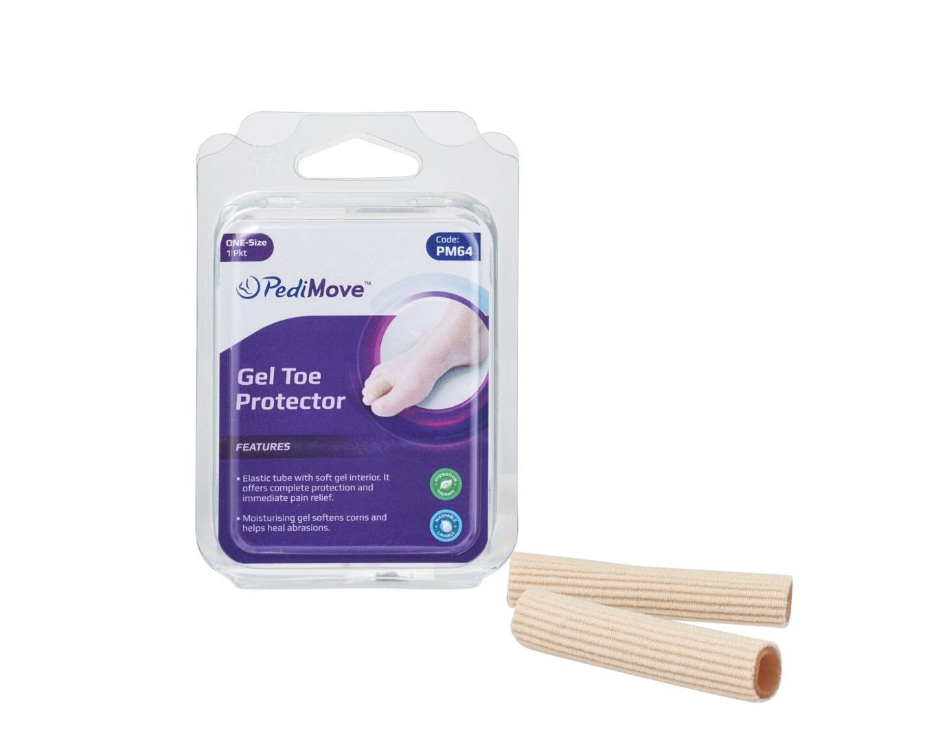 PEDIMOVE GEL TOE PROTECTOR / ONE SIZE / PKT 1 photo