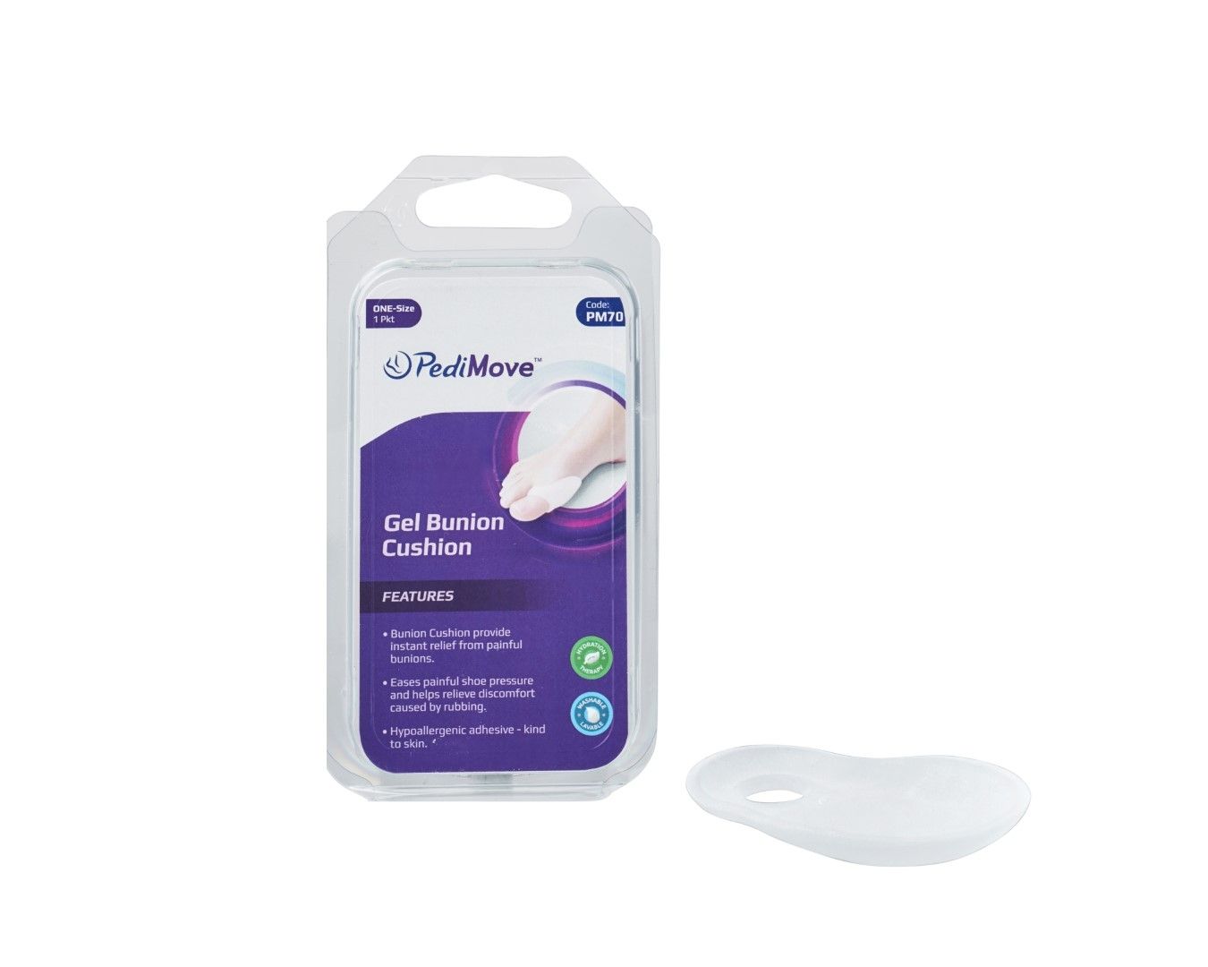 PEDIMOVE GEL BUNION CUSHION / ONE SIZE / 1 P/PKT  photo