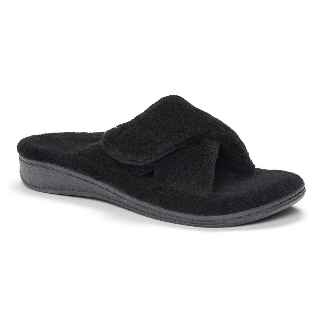 VIONIC RELAX SLIPPERS - BLACK photo