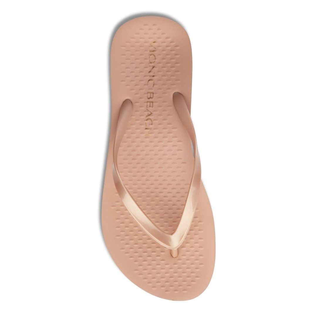 VIONIC NOOSA BEACH TOE POST SANDAL - ROSE GOLD photo