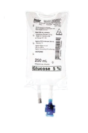 BAXTER VIAFLEX IV SOLUTIONS / 5% GLUCOSE / 250ML / EACH photo